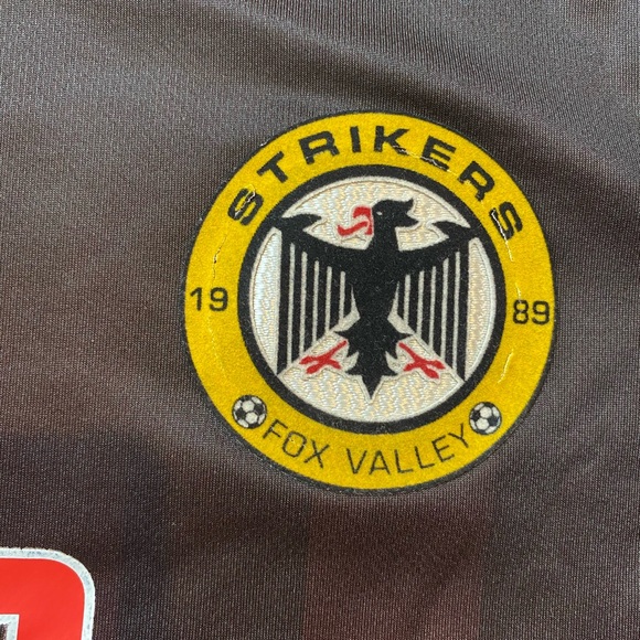 Black & Red Soccer Club Fox Valley Strikers Nike Size Small - Picture 3 of 10